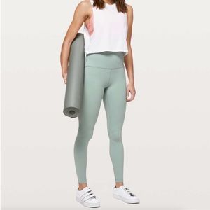 lululemon athletica Light Green Leggings